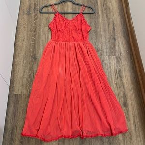 Vintage Red Nightgown